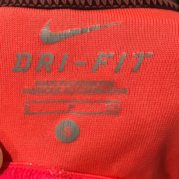 Nike Dry Fit Athletic Orange Tank Top S - Picture 5 of 7
